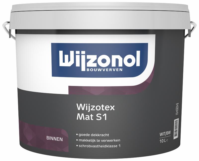 Wijzonol Wijzotex Mat S1 WIT/BW